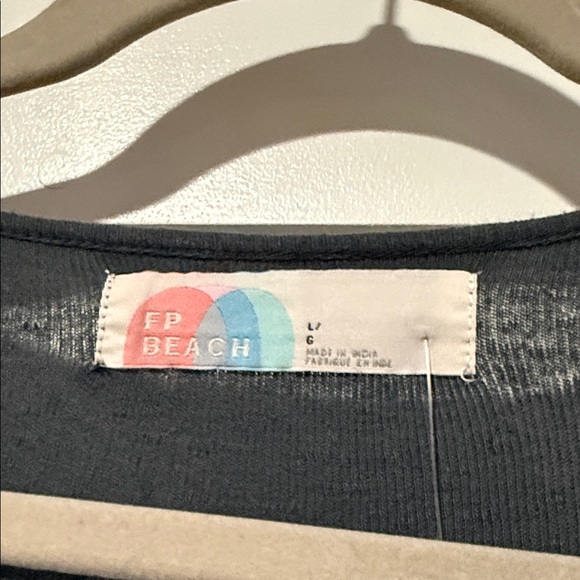 Free People Charcoal Midi Dress - Picture 3 of 5